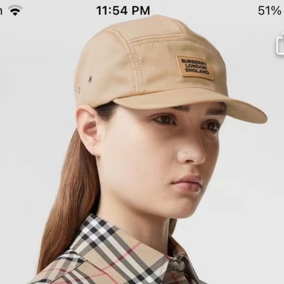 burberry camp cap - Picture 1 of 7